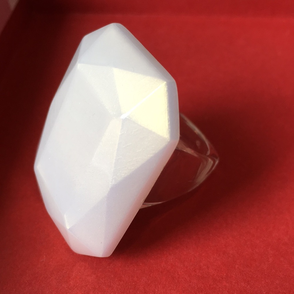 Oversized Resin “Diamond” Ring